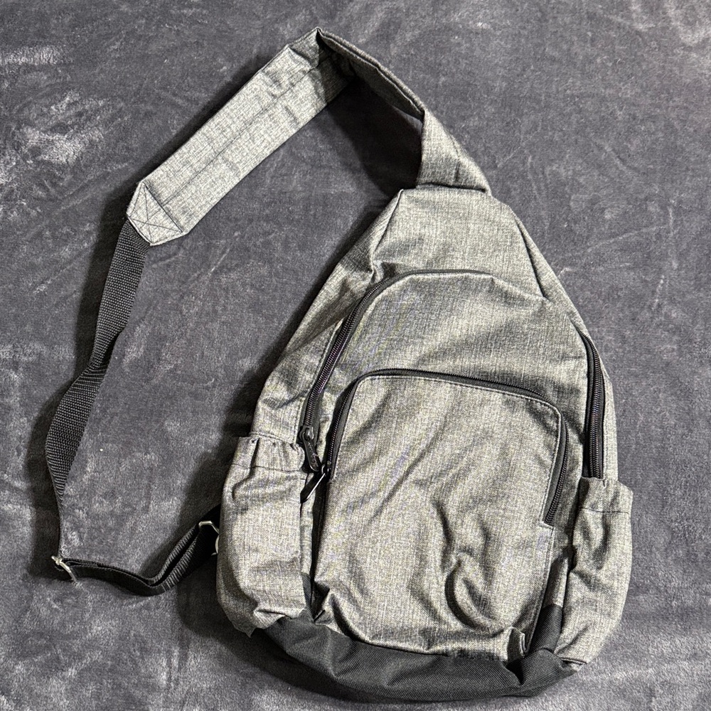 Thirty-One Heather Gray Sling Backpack